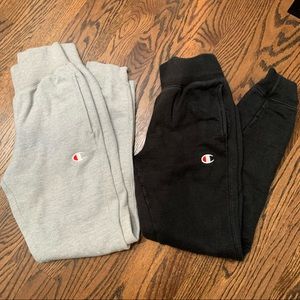 Champion - bundle of 2 reverse weave sweatpants XS